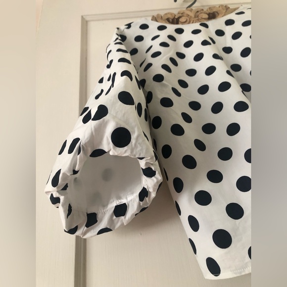 Anthropologie Miss Selfridge Puff Sleeve Top - Picture 2 of 7